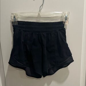 lululemon athletica Black Camo Hotty-Hot Shorts